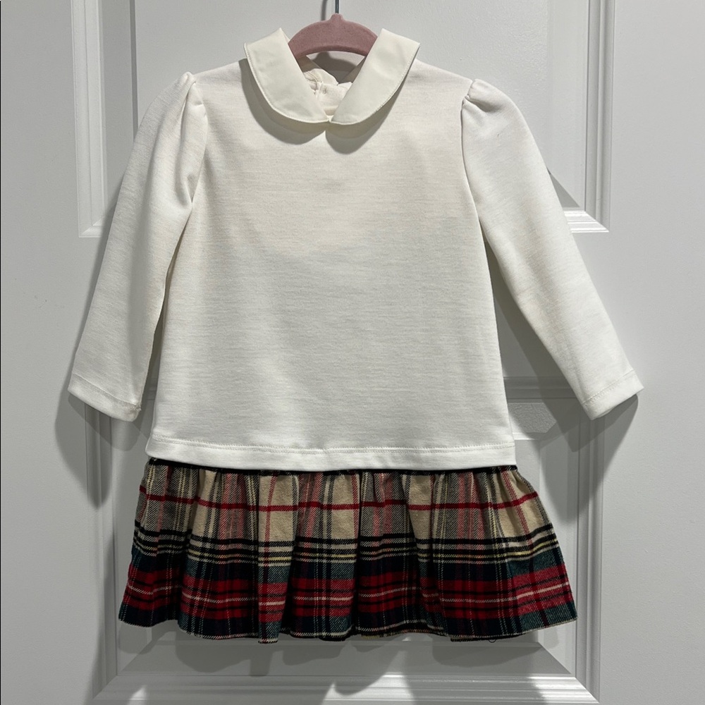 Plaid-Skirt Ponte Dress & Bloomer